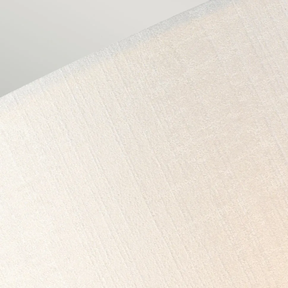 Wandlampe Up Down Creme Messing Stoff Kunstseide