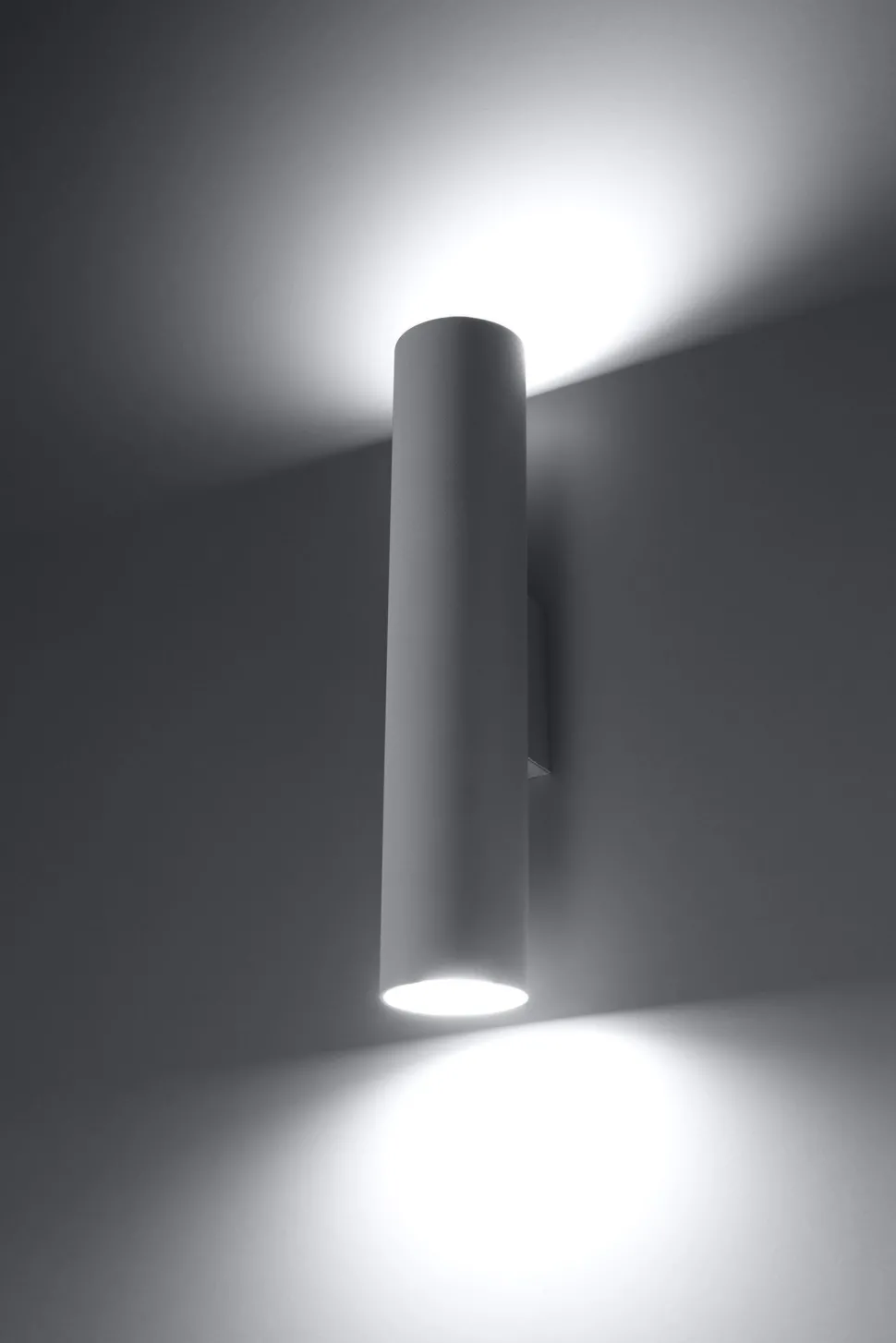 Wandlampe Up Down schmal Modern Metall 2x GU10 innen