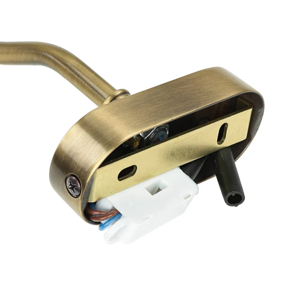 Wandlampe verstellbar Echt-Messing E14 Bilder Spiegel