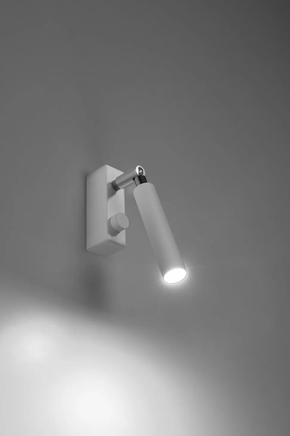 Wandlampe verstellbar Weiß klein Metall zum Lesen