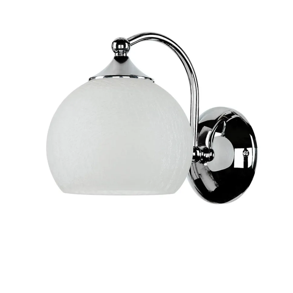 Wandlampe Weiß Chrom NABO Wandleuchte Bad Flur