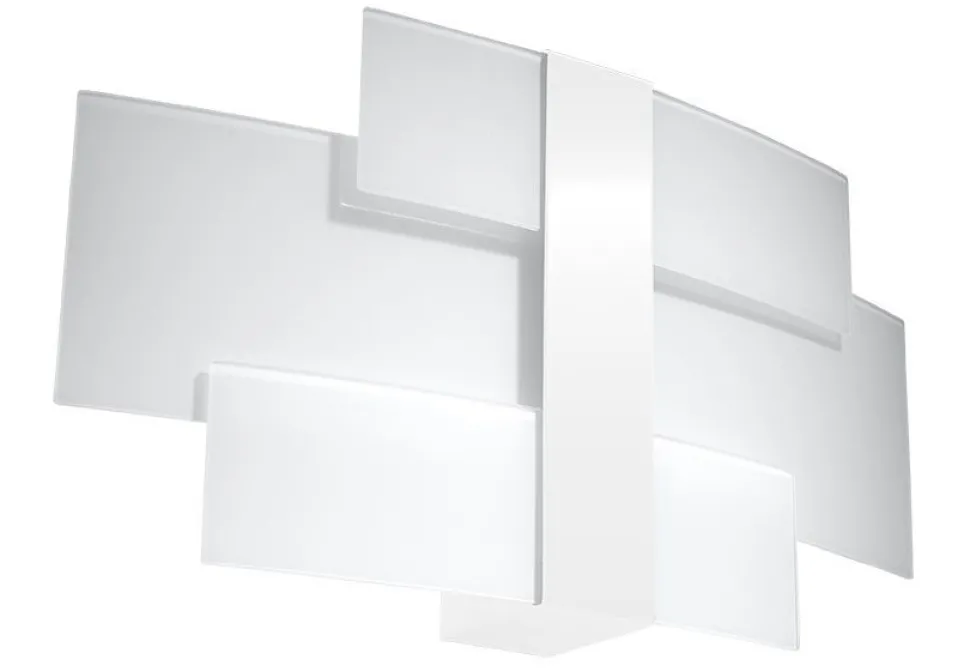 Wandlampe Weiß Glas Metall Modern 2x G9 MAGO