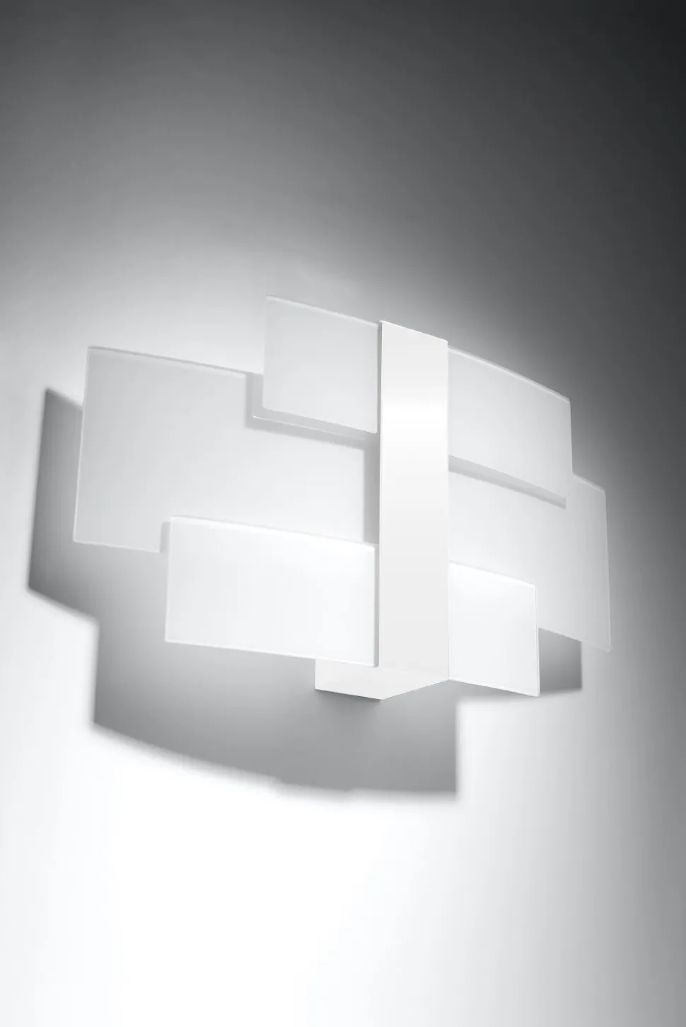 Wandlampe Weiß Glas Metall Modern 2x G9 MAGO