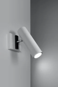 Wandlampe Weiß GU10 verstellbar Modern Wandleuchte