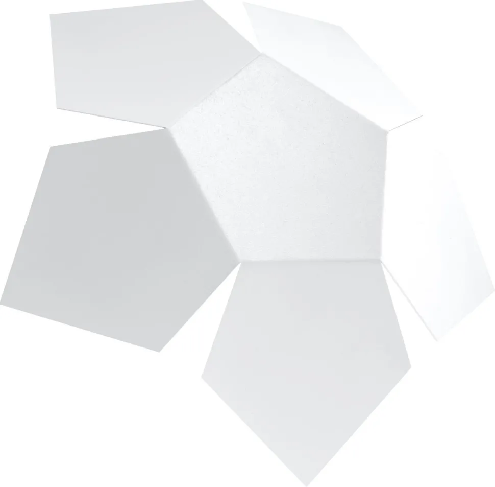 Wandlampe Weiß Metall Lichteffekt Modern dekorativ