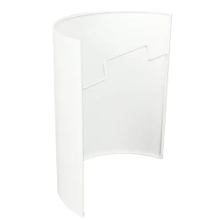 Wandleuchte ALICE in Weiß Stoff Schirm modern