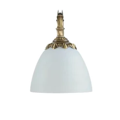 Wandleuchte aus Echt-Messing in Bronze Beatrice