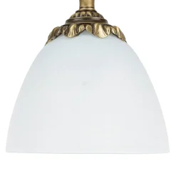 Wandleuchte aus Echt-Messing in Bronze Beatrice