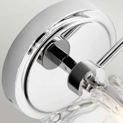 Wandleuchte Bad LED G9 IP44 H: 16,3 cm Chrom poliert