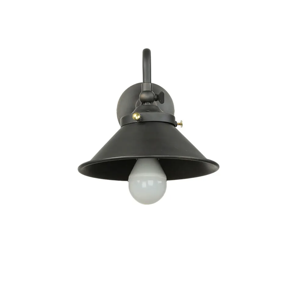 Wandleuchte Bronze Dunkel aus Echt-Messing