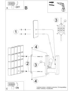 Wandleuchte Glas Holz blendarm E14 Weiß Wenge wohnlich