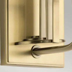 Wandleuchte Glas Metall E14 35,5 cm hoch Jugendstil