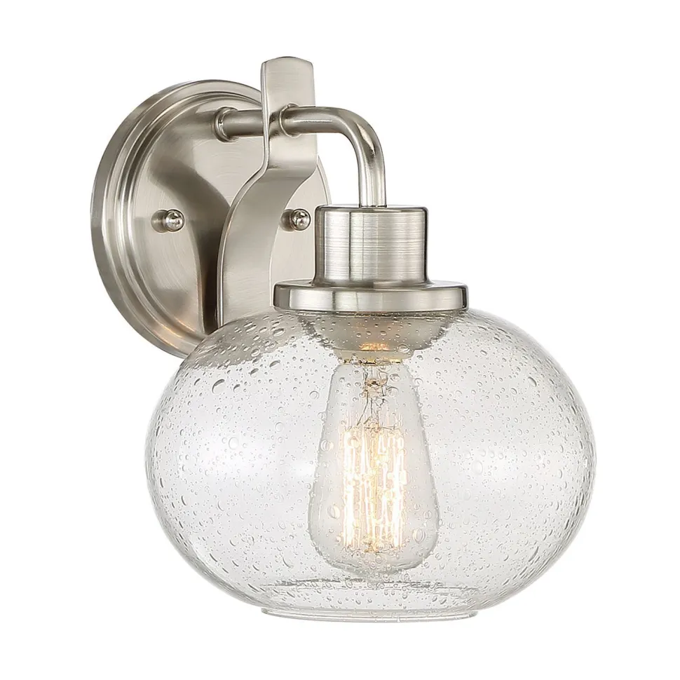 Wandleuchte Glas Metall Industrial Design E27 FELI