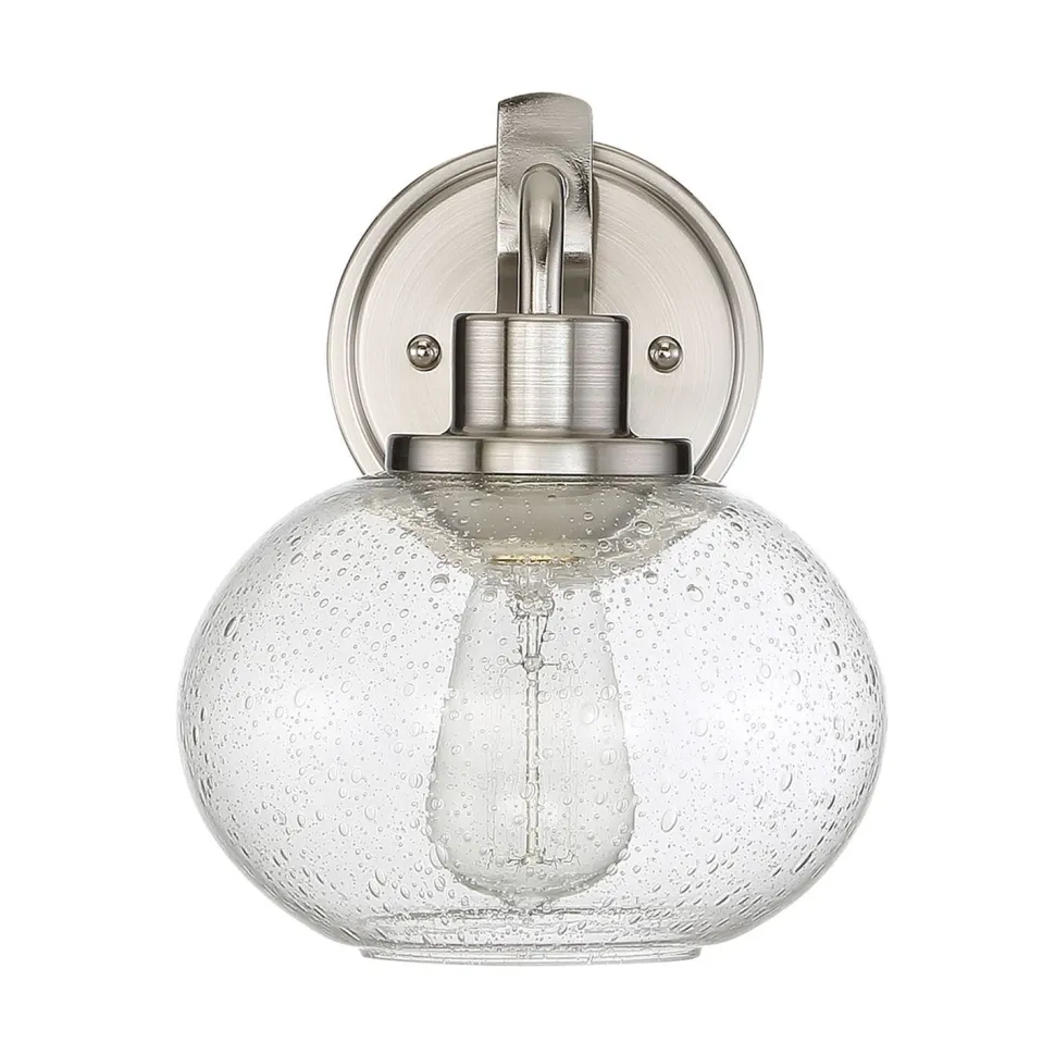 Wandleuchte Glas Metall Industrial Design E27 FELI