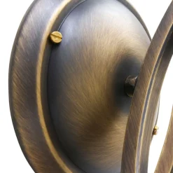 Wandleuchte in Bronze Creme T:28 cm E27 Klassisch