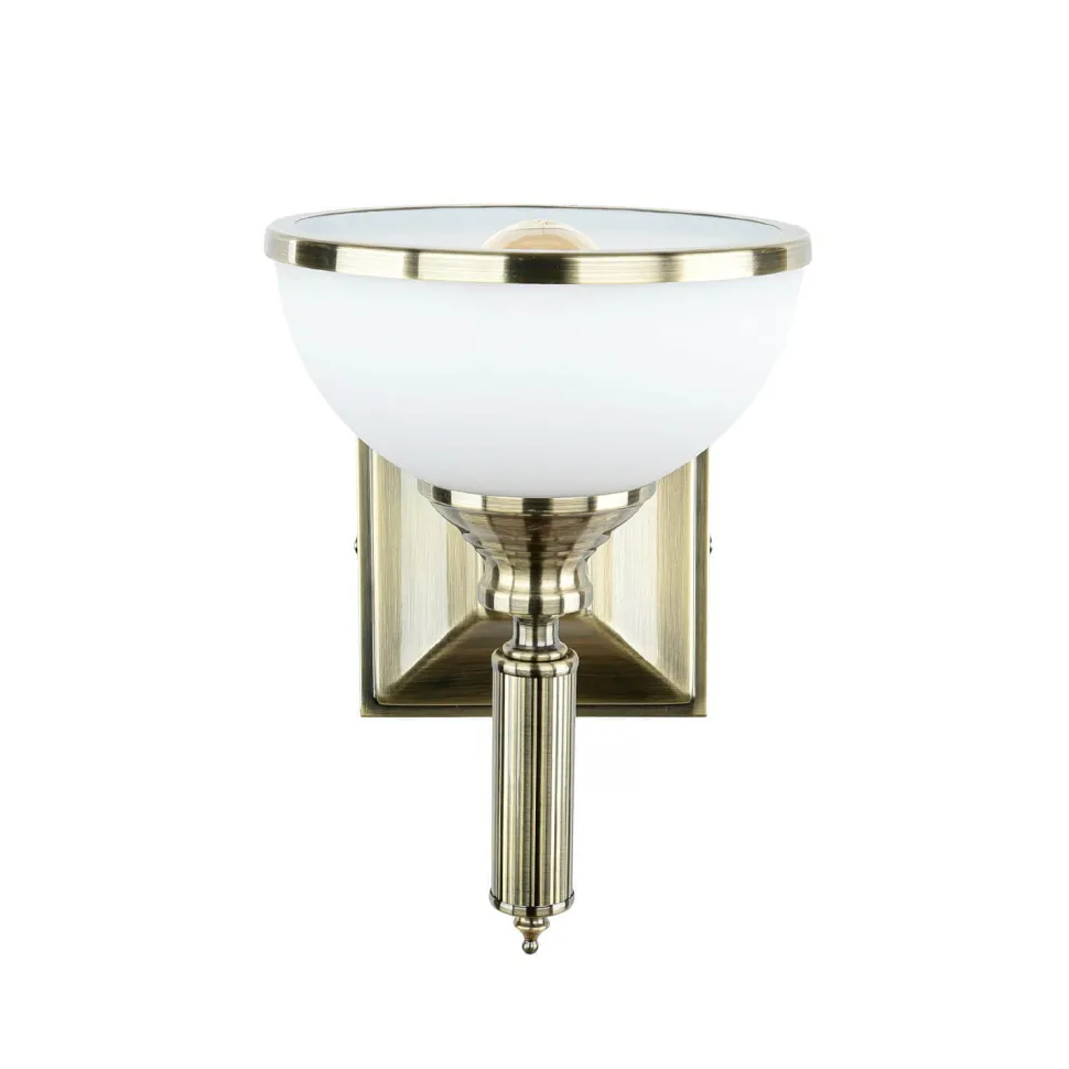 Wandleuchte in Messing antik MARLOW Wandlampe Flur