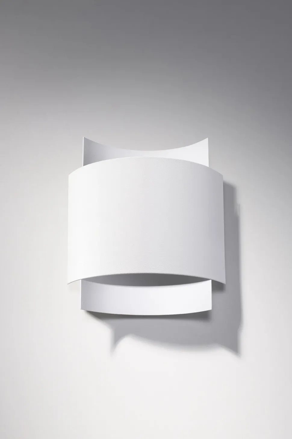 Wandleuchte innen Up Down Metall Weiß H: 23 cm G9