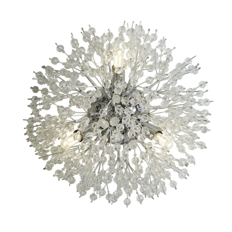 Wandleuchte Kristall D: 29 cm 3-flammig G9 rund