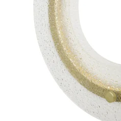 Wandleuchte LED Aluminium Glas 133,1 cm hoch in Gold