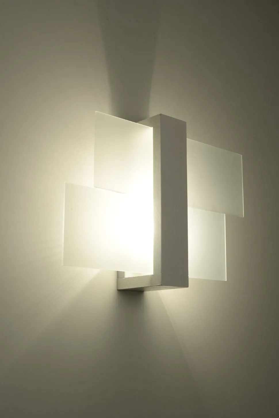 Wandleuchte LEDA in Weiß