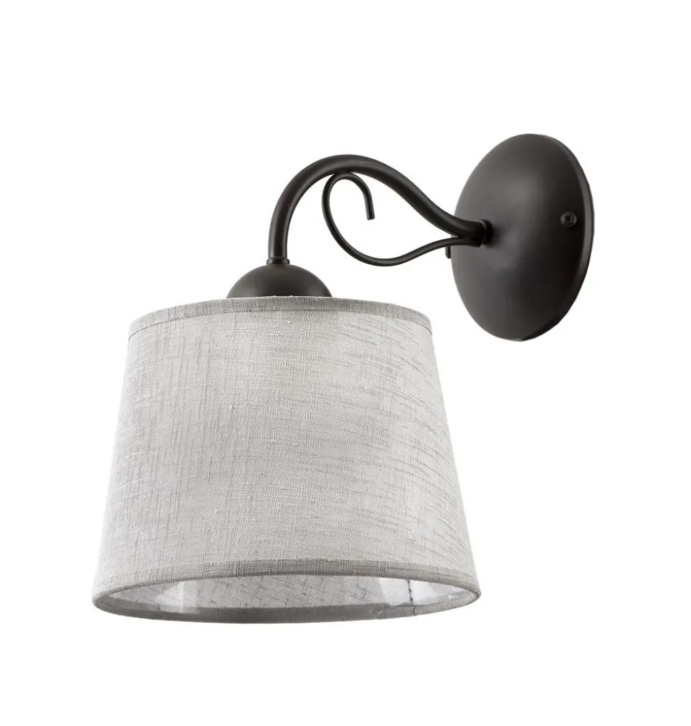 Wandleuchte LOCOLA Grau Braun Wohnzimmer Lampe