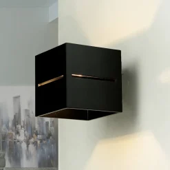 Wandleuchte LORUM in Schwarz