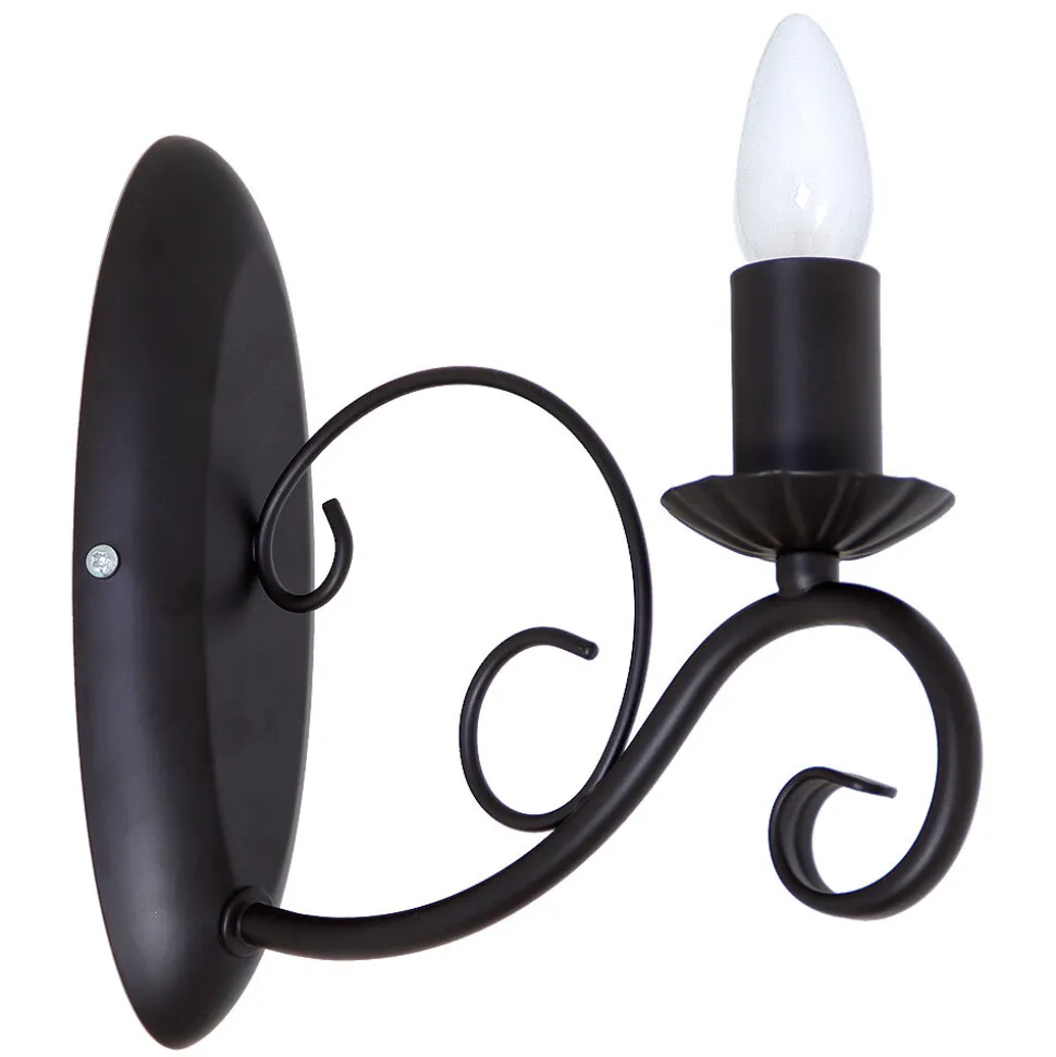 Wandleuchte MAURO in Schwarz