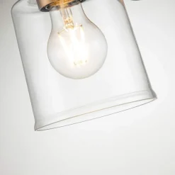 Wandleuchte Metall Glas H: 24,3 cm Vintage ASTANA