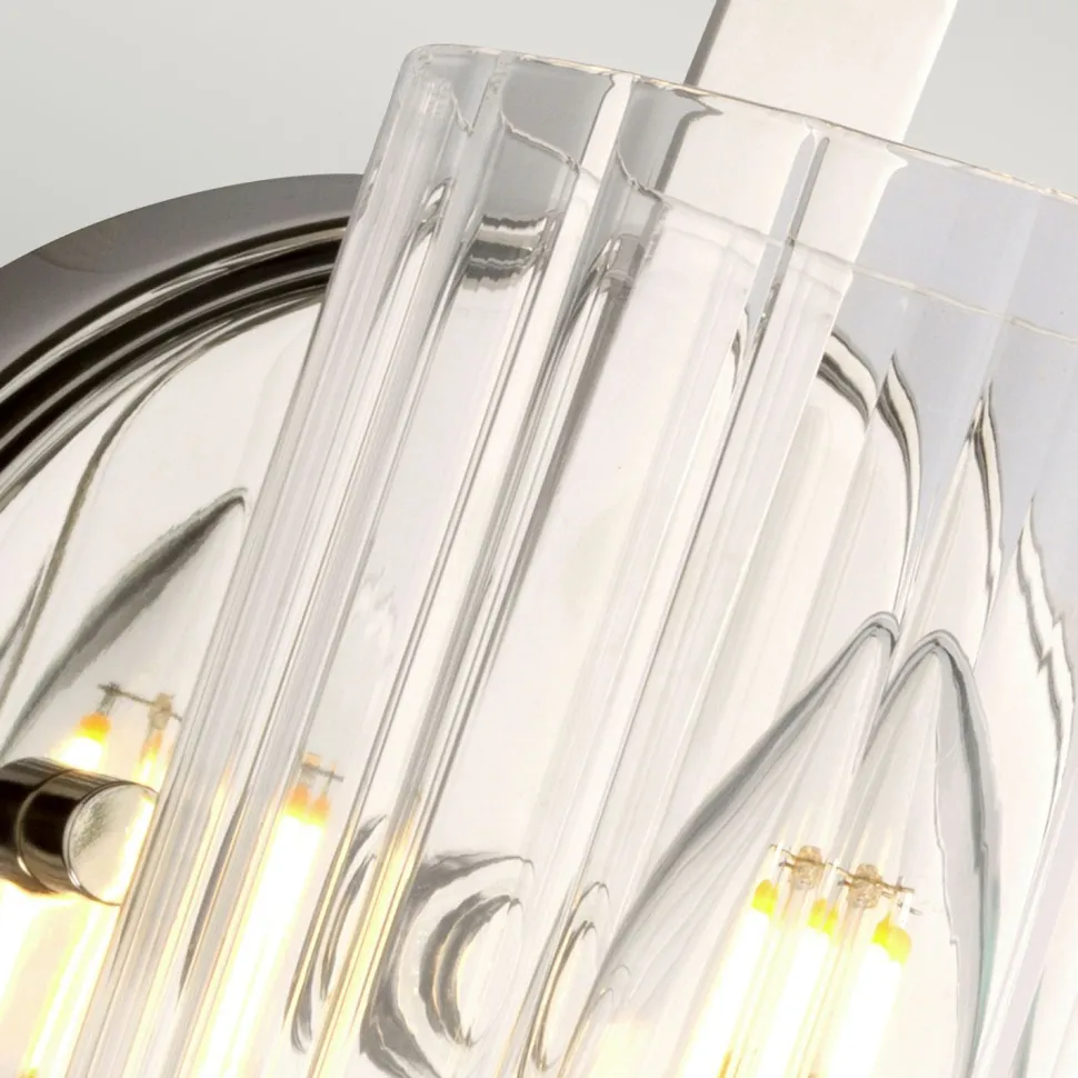 Wandleuchte Metall in Nickel E14 Klassisch dekorativ