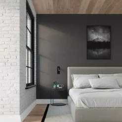 Wandleuchte Metall Schwarz verstellbar H: 20 cm G9 Lesen