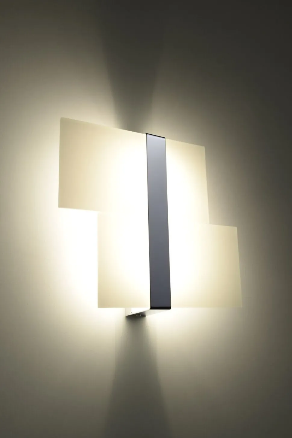 Wandleuchte NADIA in Chrom 2-flmg