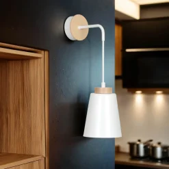 Wandleuchte ROGER Weiß Skandinavisches Design