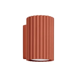 Wandleuchte Rot klein H: 10 cm Aluminium GU10 Indoor