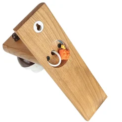 Wandleuchte Schirm Holz wohnlich BEVERELY Lampe