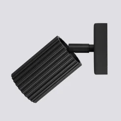 Wandleuchte Schwarz GU10 Modern B: 8 cm klein schwenkbar