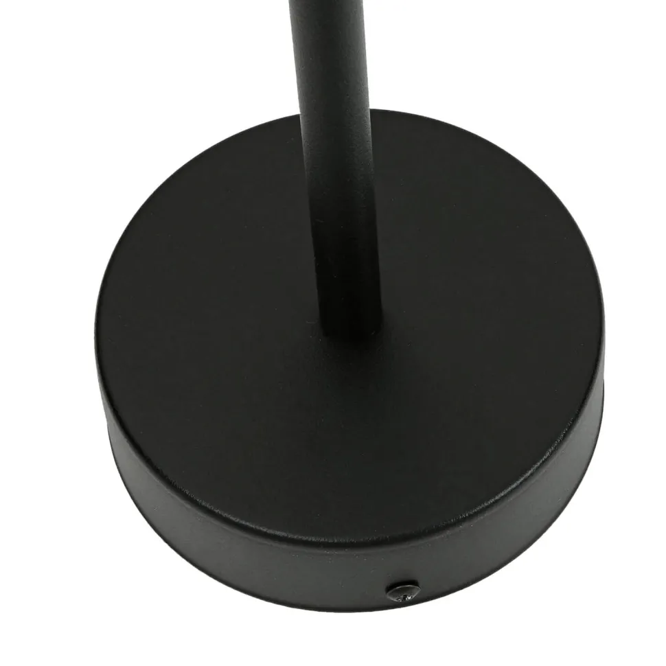 Wandleuchte Schwarz Metall T:41cm E27 Industrial