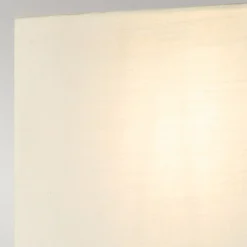 Wandleuchte Stoff 31,8 cm hoch in Blattgold Weiß