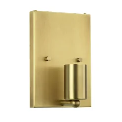 Wandleuchte Stoff Creme Messing E27 Up Down Modern GRASTA