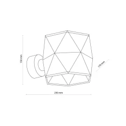 Wandleuchte Stoff Metall Weiß E27 innen Modern