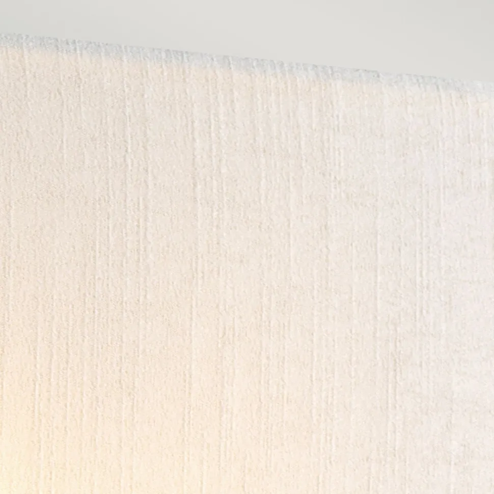 Wandleuchte Stoff Schirm Up Down Creme Messing E27