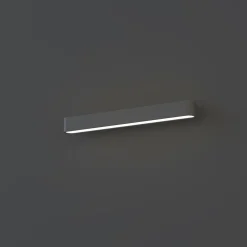 Wandleuchte Up Down 3000 K 1700 lm T8 LED Aluminium Grau