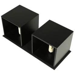 Wandleuchte Up Down B:26cm 2xG9 Schwarz Metall