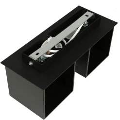 Wandleuchte Up Down B:26cm 2xG9 Schwarz Metall