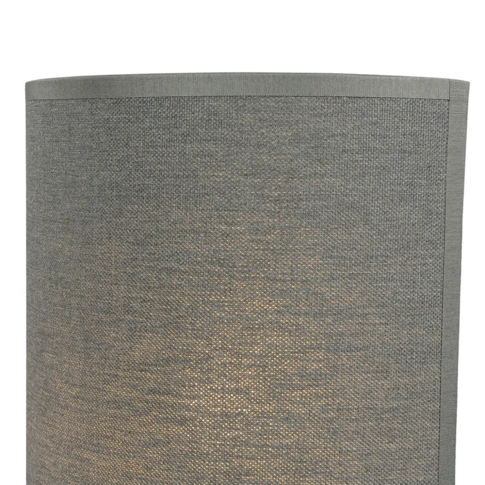 Wandleuchte Up Down Grau E27 indirekt Stoffschirm