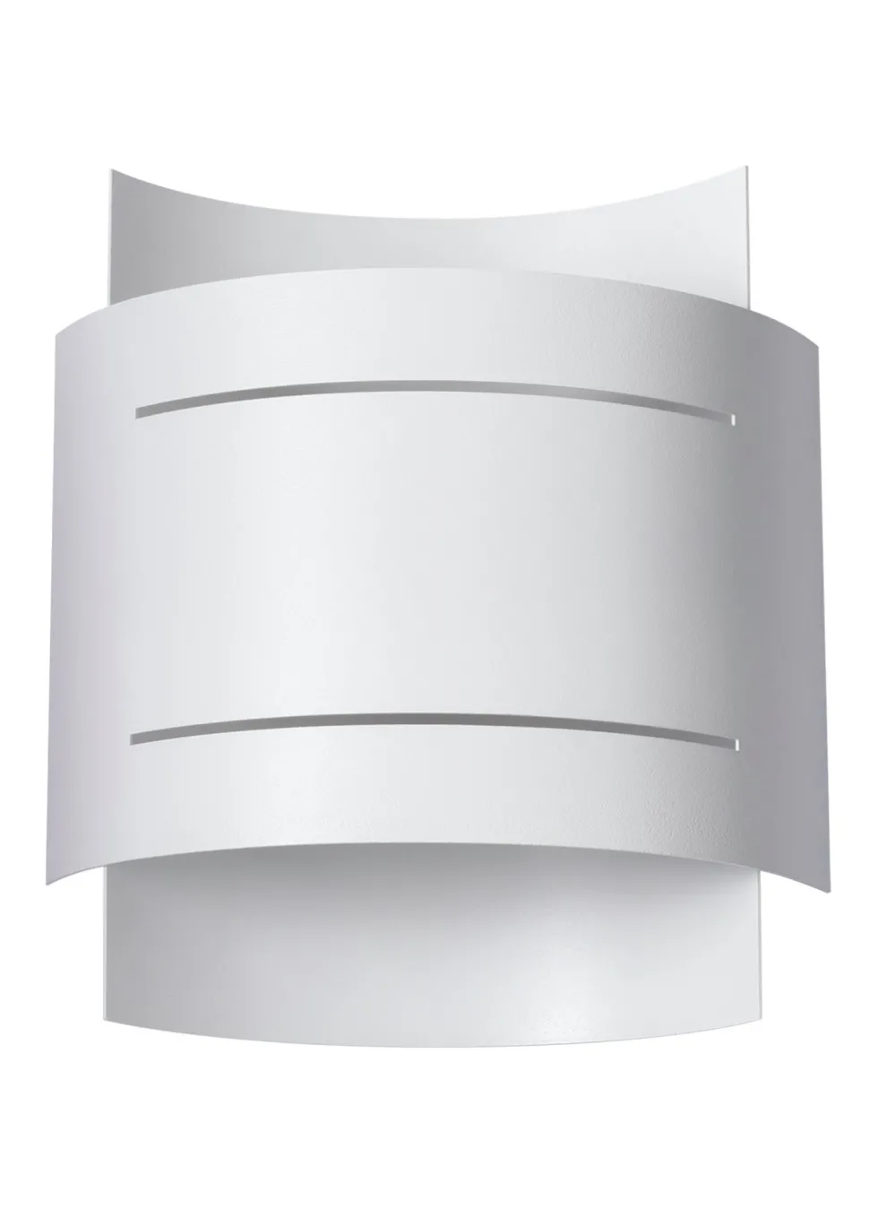 Wandleuchte Up Down Weiß 23 cm Metall Lichtmuster