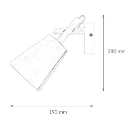 Wandleuchte VAIO Grau