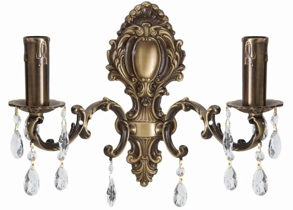 Wandleuchte Venezia Bronze Antik