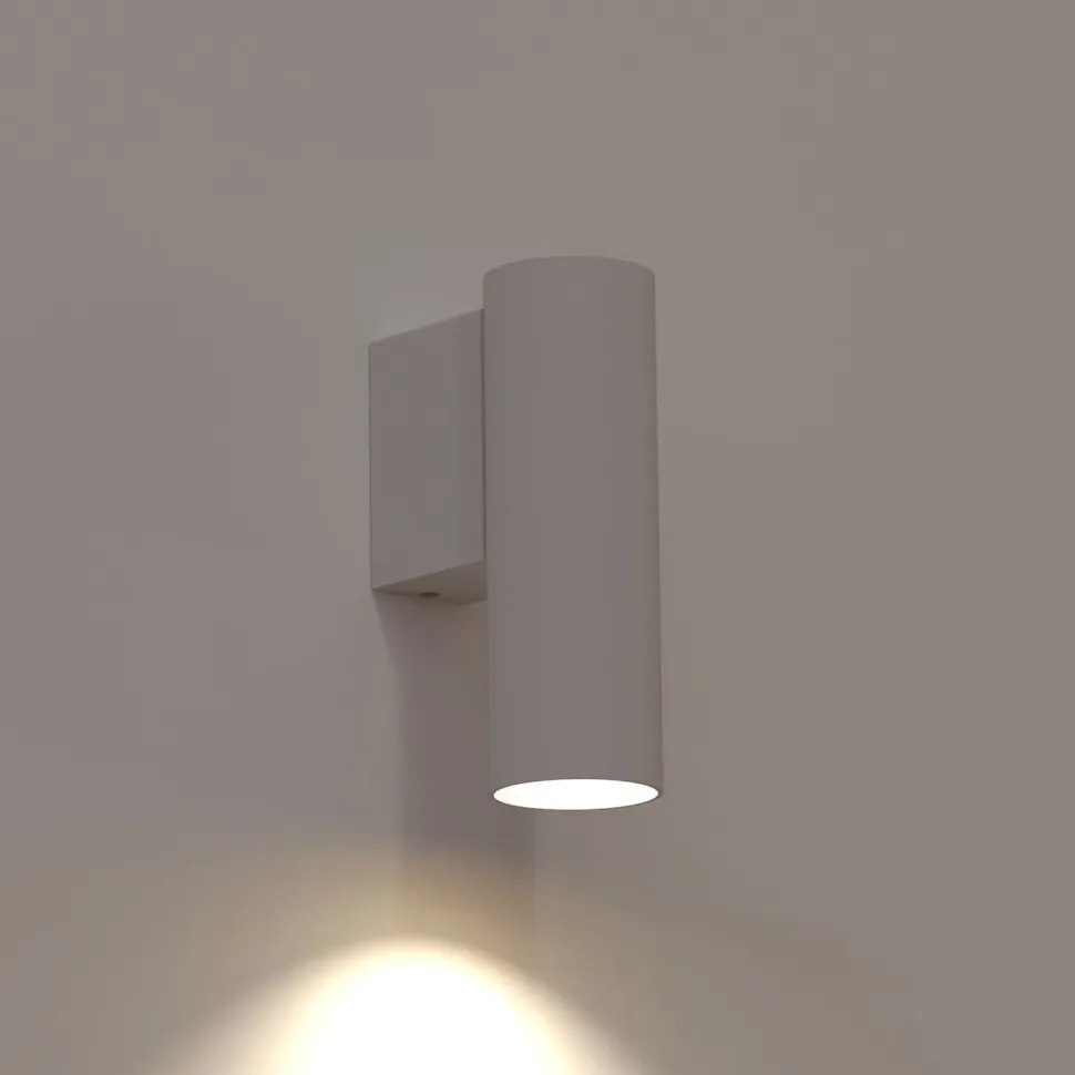 Wandleuchte Weiß GU10 R35 Metall Modern Downlight innen