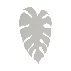 Wandleuchte Weiß indirektes Licht Metall H: 54 cm 4x G9 Blatt