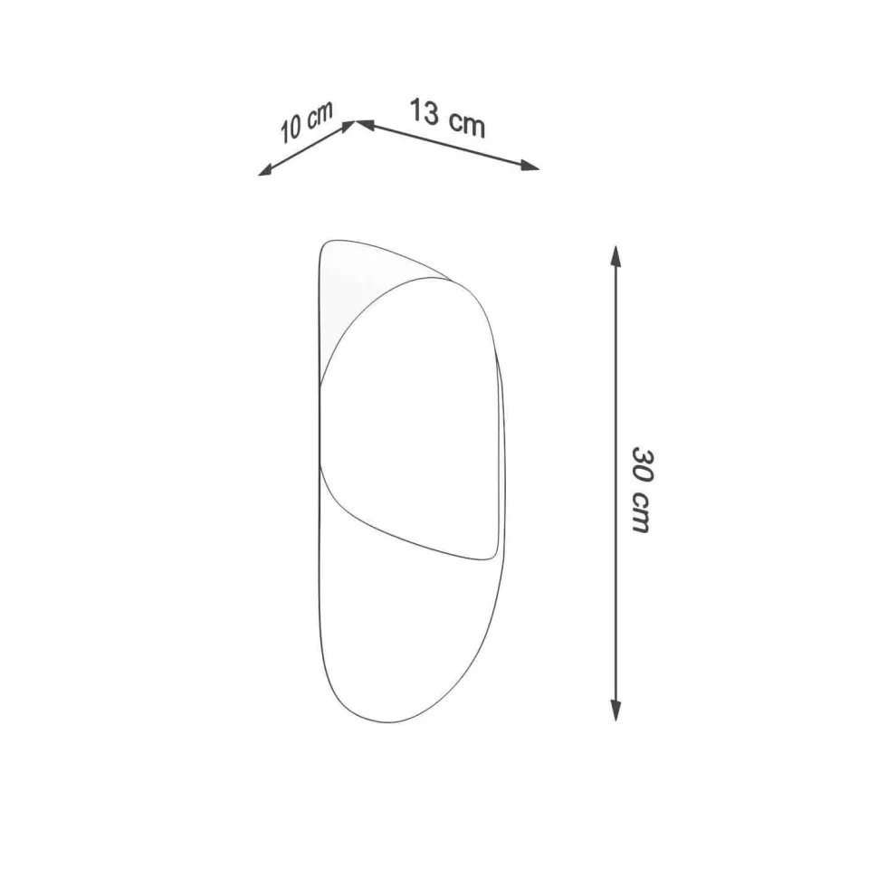 Wandleuchte Weiß Metall dekorativ G9 indirekt Modern